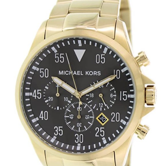Michael Kors Gage Chronograph Watch Gold-Tone - Picture 1 of 3